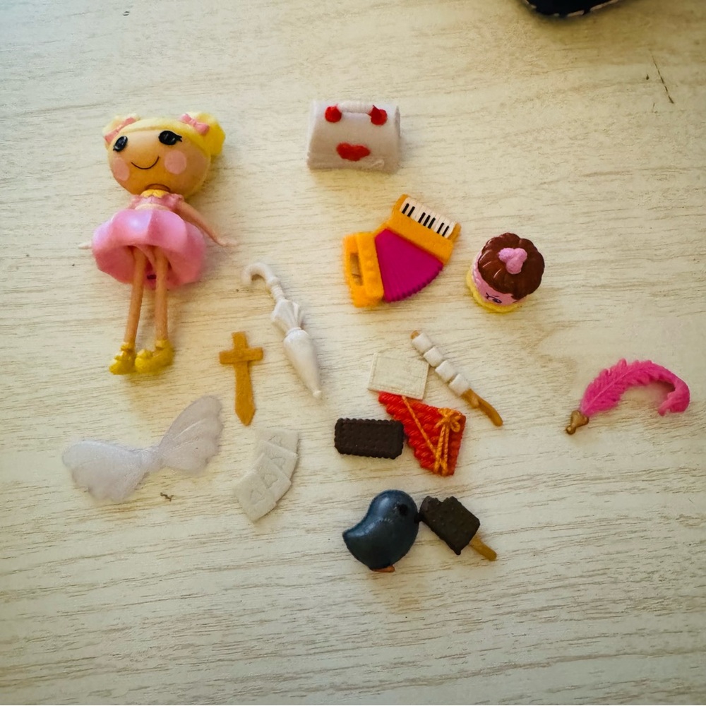 Adorable Pink and Yellow lalaloospy Doll Set with Accessories
